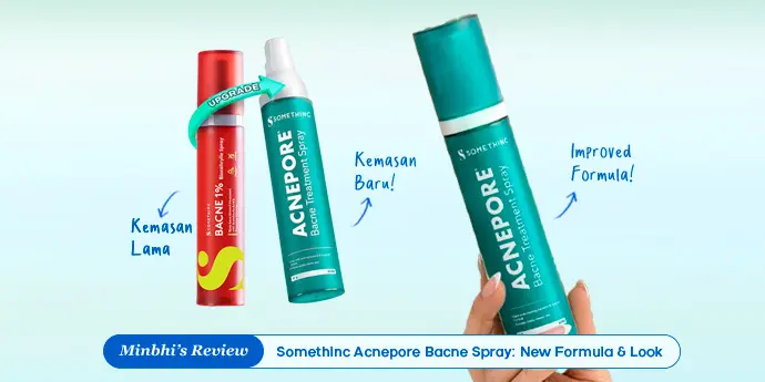 Review Somethinc Acnepore Bacne Treatment Spray: Formula Baru, Kemasan Baru, Makin Ampuh!